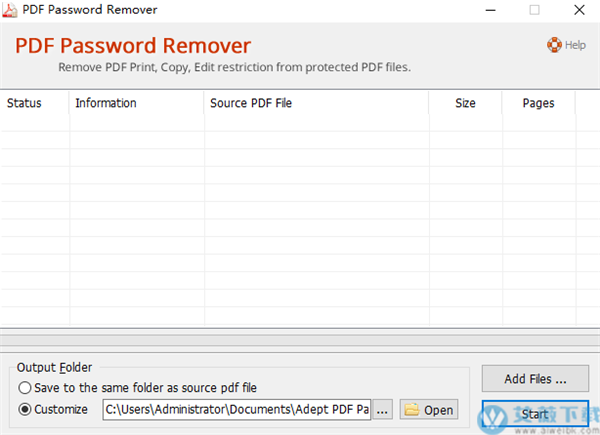 Adept PDF Password Remover(PDF解密工具)最新中文破解版