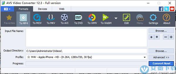 AVS Video Converter(视频格式转换工具) v12.3.1中文破解版