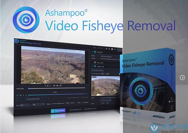 Ashampoo Video Fisheye Removal(鱼眼镜头畸变校正软件) v1.0中文破解版