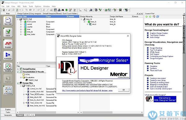 Mentor Graphics HDL Designer Series