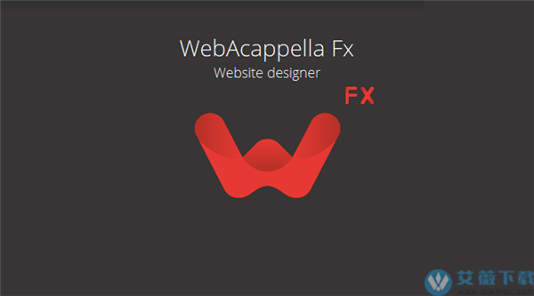WebAcappella Fx(网页设计软件)最新破解版 v1.5.0