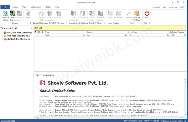 Shoviv Outlook Suite(PST文件处理软件)破解版 