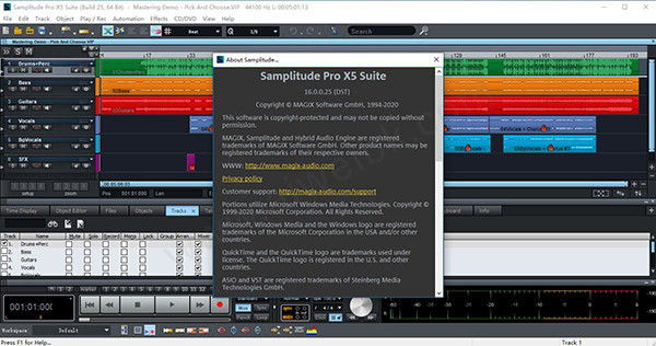 MAGIX Samplitude Pro X5 Suite汉化破解版