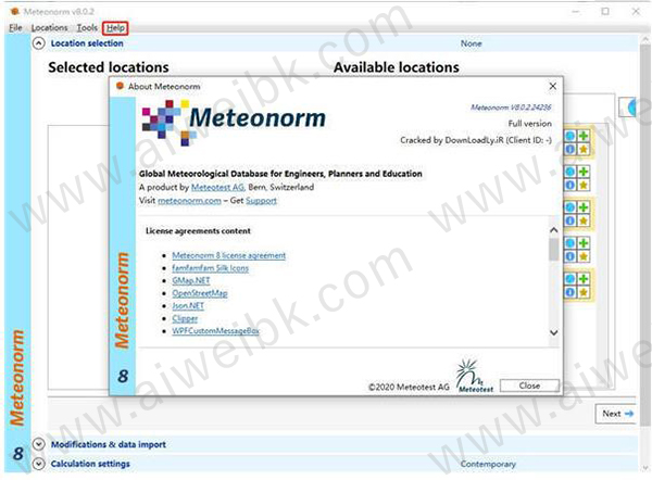 Meteonorm(气象资料数据库软件) v8.0.2破解版