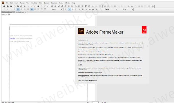 Adobe FrameMaker 2020中文破解版