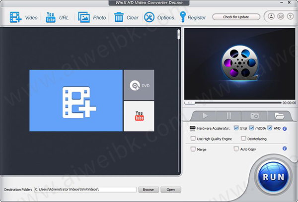 WinX HD Video Converter Deluxe v5.16.5.333破解版